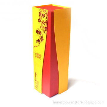 1200gsm Cardboard Wine Gift Box with Luxury Design, Customized Logos and Sizes are Accepted